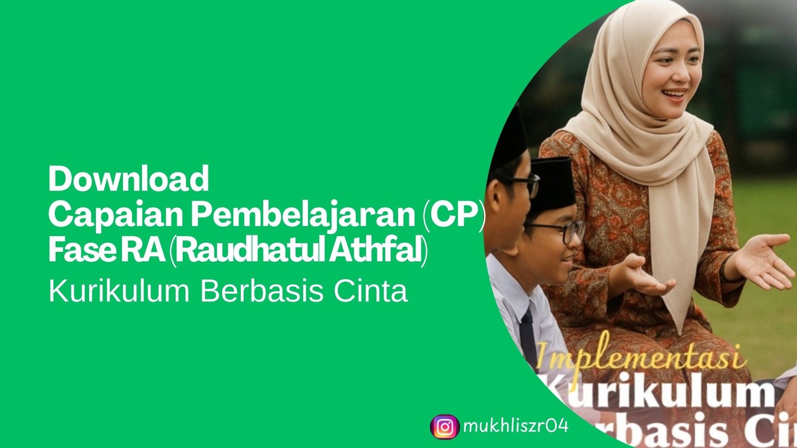 Download Pemetaan Capaian Pembelajaran Fase RA (Raudhatul Athfal)