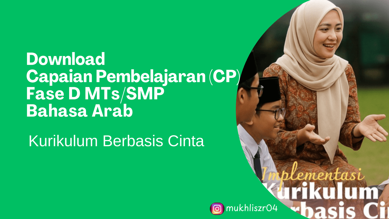 Download Pemetaan Capaian Pembelajaran Fase D/MTs Bahasa Arab