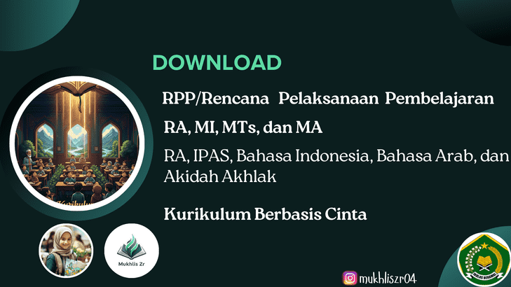 Download (RPP) Rencana Pembelajaran RA MI MTs dan MA Kurikulum Berbasis Cinta