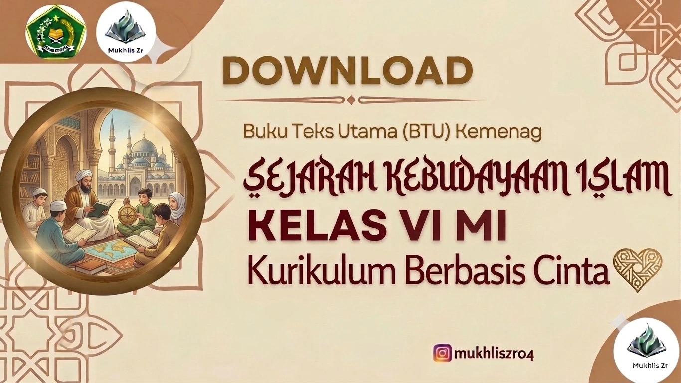 Download Buku Teks Utama (BTU) SKI Kelas VI