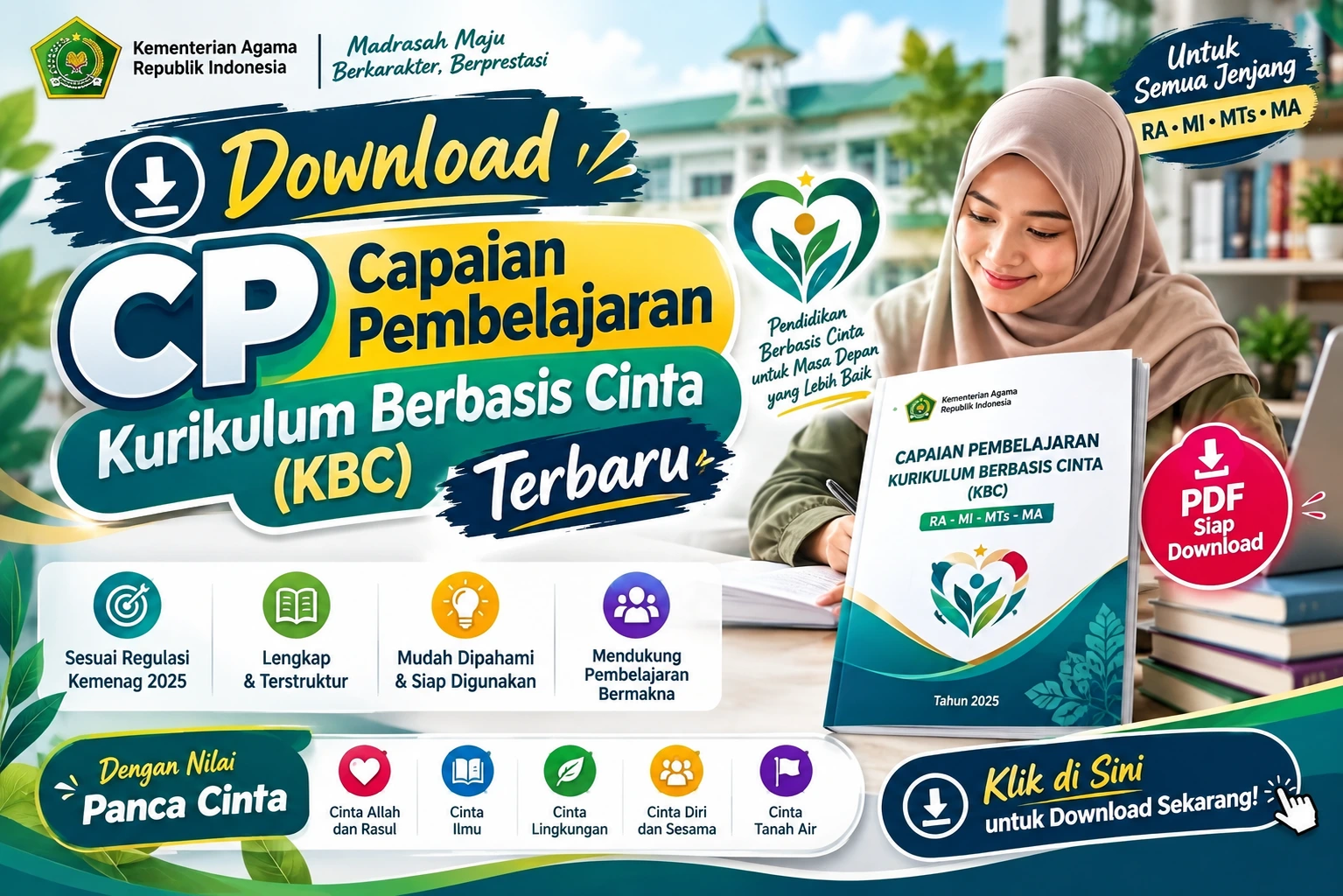 Download CP Capaian Pembelajaran Kurikulum Berbasis Cinta (KBC) Terbaru