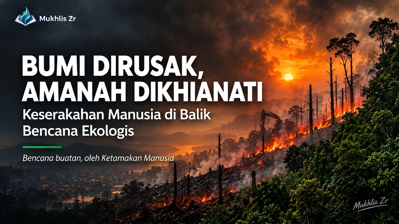 Bumi Dirusak Amanah Dikhianati Keserakahan Manusia di Balik Bencana Ekologis